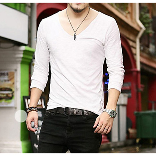 

Men's Daily Sports T-shirt - Solid Colored Wine