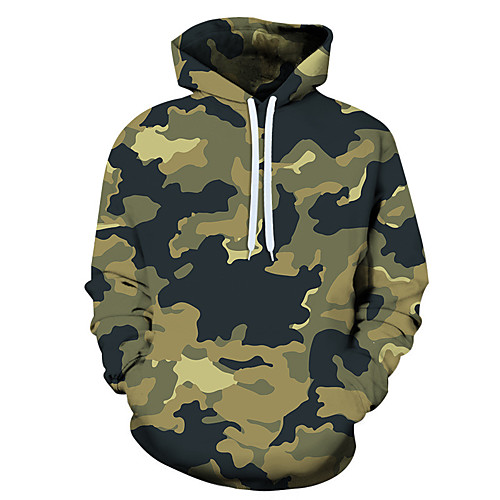 

Men's 3D Print / Casual Hoodie - 3D / Cartoon / Character Rainbow US32 / UK32 / EU40