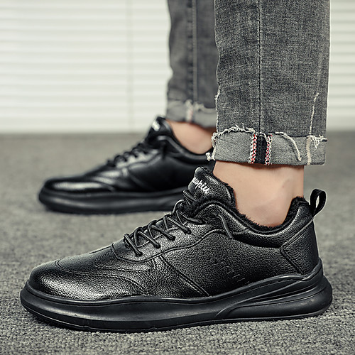 

Men's Cotton / Mesh Spring & Summer / Fall & Winter Classic / British Athletic Shoes Walking Shoes Breathable White / Black