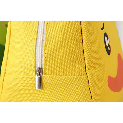 

Women's Zipper Oxford Cloth Top Handle Bag Character Yellow