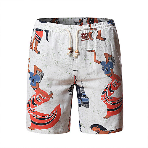 

Men's Basic Shorts Pants - Patterned White US36 / UK36 / EU44 US38 / UK38 / EU46 US40 / UK40 / EU48