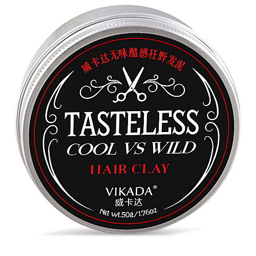 

Vikada Cold&Wild Mud Clay Men And Women Natural Fluffy Styling Hair Cream Hairstyle Broken Hair Lasting Styling Hair Wax Wholesale
