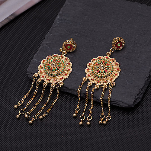 

Women's Drop Earrings Hoop Earrings Earrings Classic Holiday Fashion Wedding Luxury Classic Trendy Fashion Cute Gold Plated Earrings Jewelry Gold For Wedding Birthday Gift Formal Festival 1 Pair