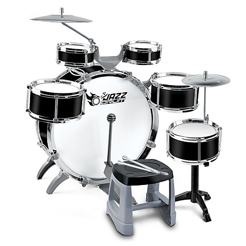 

ABS Red/Blue/Black Jazz Drum for Children Above 3 Musical Instruments Toy
