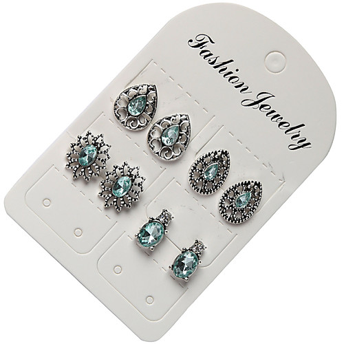 

Women's Earrings Holiday Wedding Birthday Romantic Earrings Jewelry Silver For Date Street Festival 1 Pair