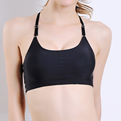 

Women's Wireless Full Coverage Bra Solid Colored Sexy Khaki White Black