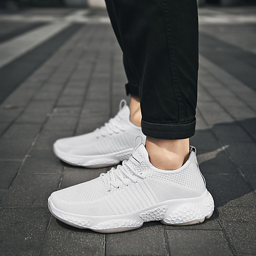 

Men's Mesh Spring & Summer / Fall & Winter Classic / British Trainers / Athletic Shoes Walking Shoes Breathable White / Black / Beige