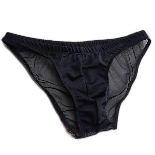 

men's basic briefs underwear - normal, solid colored 1 piece low waist blushing pink black one-size