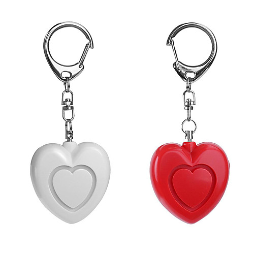 

Safe Sound Personal Alarm With Keychain Alarm Easy to Carry Wearproof Durable ABS Camping / Hiking Outdoor Exercise Camping / Hiking / Caving Traveling Red White 1 pcs