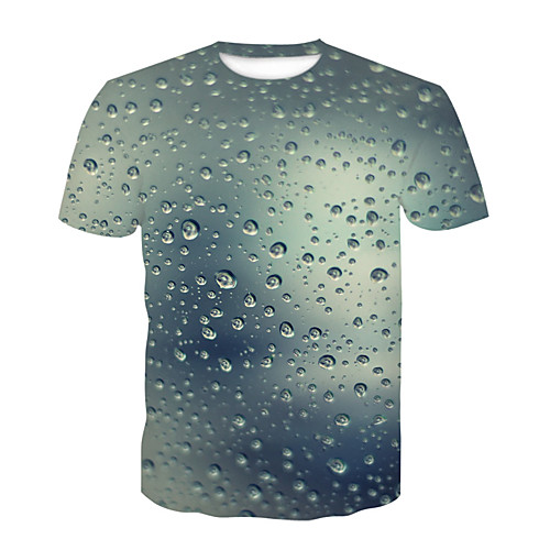 

Men's Daily Sports Basic T-shirt - 3D / Solid Colored Print Gray