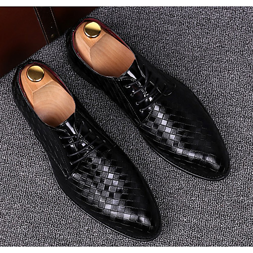 

Men's PU Fall / Spring & Summer Vintage / British Oxfords Golf Shoes Non-slipping Booties / Ankle Boots Wine / Yellow / White / Party & Evening