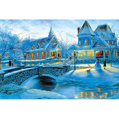 

1000 pcs Ship Cartoon Jigsaw Puzzle Adult Puzzle Jumbo Wooden Adults' Toy Gift