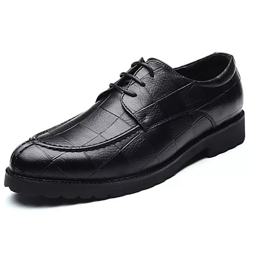 

Men's PU Spring & Summer Casual Oxfords Non-slipping Brown / Black