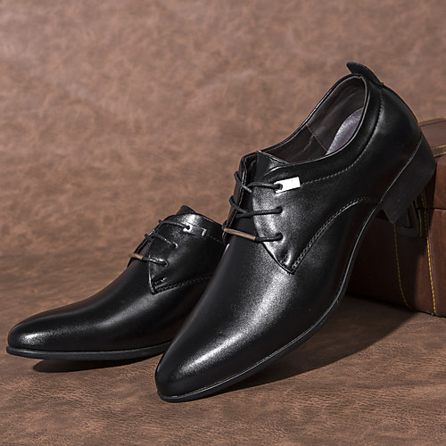 

Men's PU Fall / Spring & Summer Business / British Oxfords Golf Shoes Non-slipping Booties / Ankle Boots Brown / Black / Party & Evening