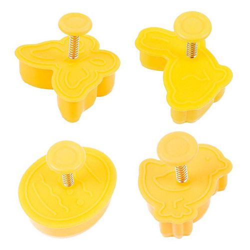 

4pcs Cake Molds Multi-function Animal Silicone Baking & Pastry Tools Cake