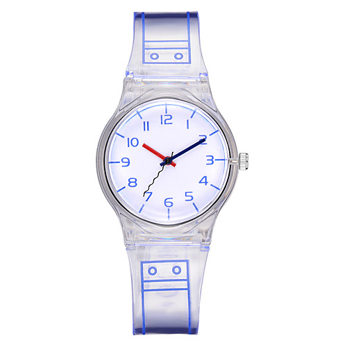 

Ladies Quartz Watches Casual Fashion Black Blue Pink Plastic Chinese Quartz Blushing Pink Blue Black New Design Casual Watch 1 pc Analog One Year Battery Life