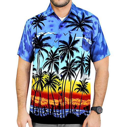 

Men's Sports Shirt - Geometric Red