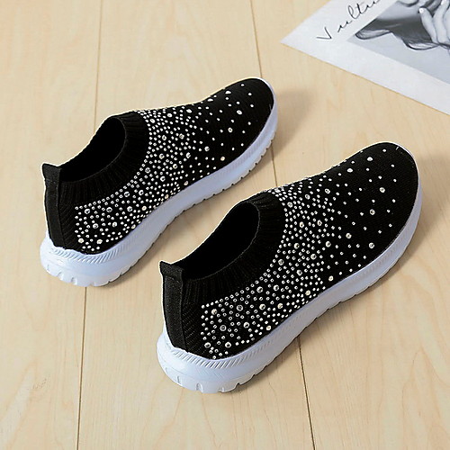 

Women's Loafers & Slip-Ons Flat Heel Round Toe Tissage Volant Spring & Summer Pink / White / Black