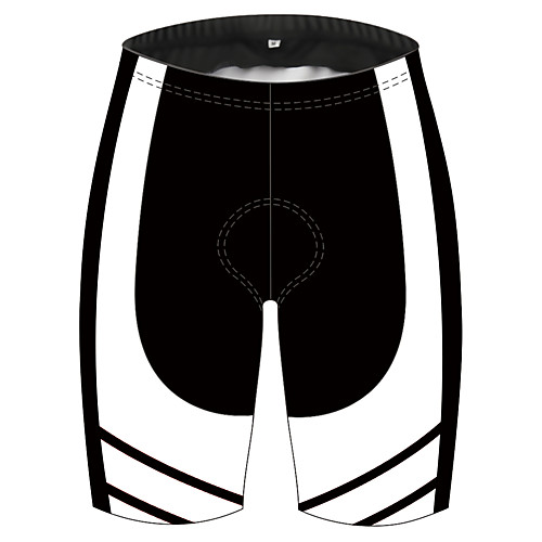 

21Grams Men's Cycling Shorts Bike Shorts Padded Shorts / Chamois Pants Breathable Quick Dry Ultraviolet Resistant Sports Black / White Mountain Bike MTB Road Bike Cycling Clothing Apparel Bike Wear