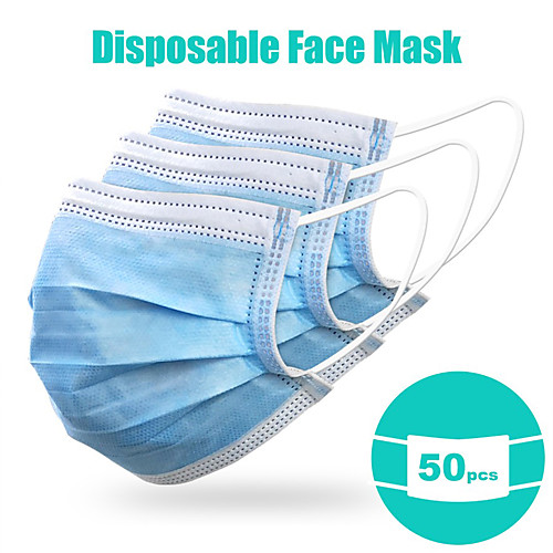 

50pcs Disposable Mask Protective Non-woven Professiona MasksFree Shipping for 4 boxes (50 pieces per box)
