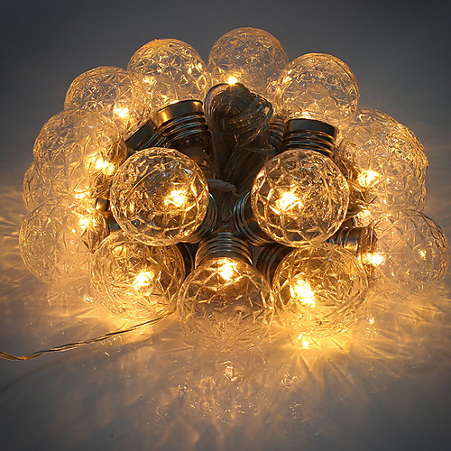 

6m String Lights 20 LEDs Warm White Party / Decorative AA Batteries Powered