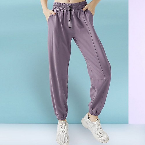 

Women's Basic Sweatpants Pants - Solid Colored Purple Black S M L