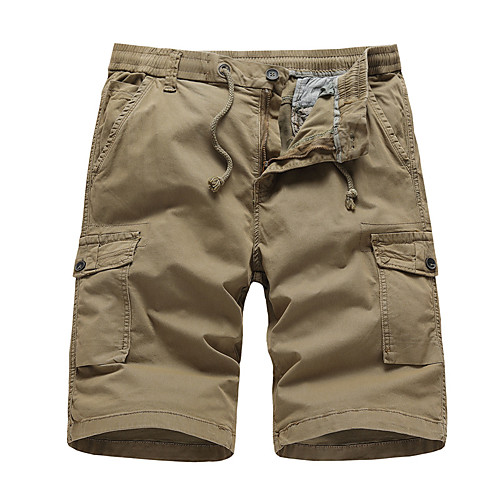 

Men's Hiking Shorts Hiking Cargo Shorts Outdoor Breathable Quick Dry Sweat-wicking Comfortable Shorts Bottoms Hunting Fishing Climbing Army Green Grey Khaki 30 32 34 36 38 Loose / Wear Resistance