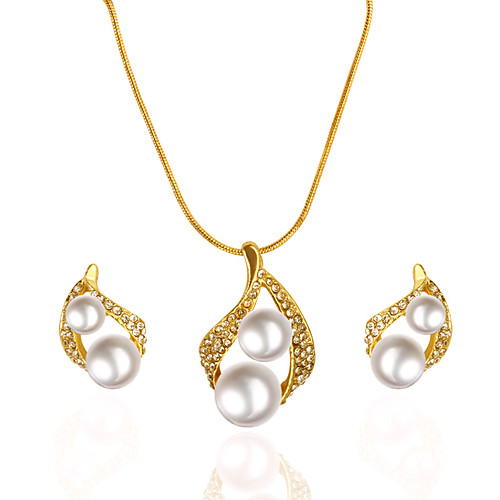 

Women's Jewelry Set European Casual / Sporty Earrings Jewelry Gold For Street Festival 1 set