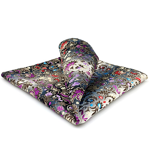 

Men's Party / Work / Basic Pocket Squares - Floral / Jacquard
