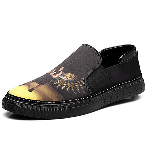 

Men's Canvas Spring & Summer Casual Loafers & Slip-Ons Black
