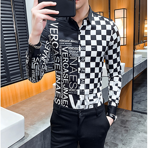 

Men's Sports Shirt - Geometric White