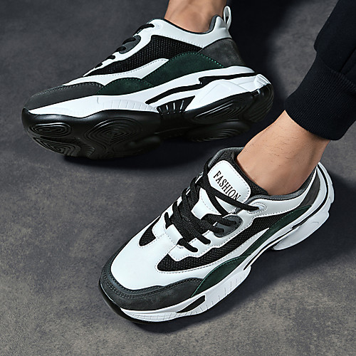 

Men's Mesh Spring & Summer / Fall & Winter Sporty / Preppy Athletic Shoes Walking Shoes Breathable Wine / Green / Black