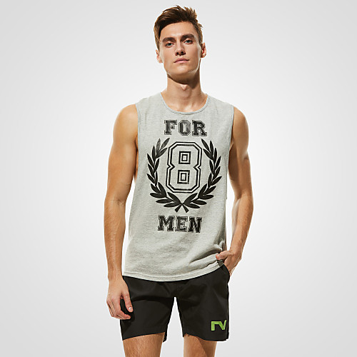 

Men's Daily Weekend Sexy Tank Top - Letter Print Red