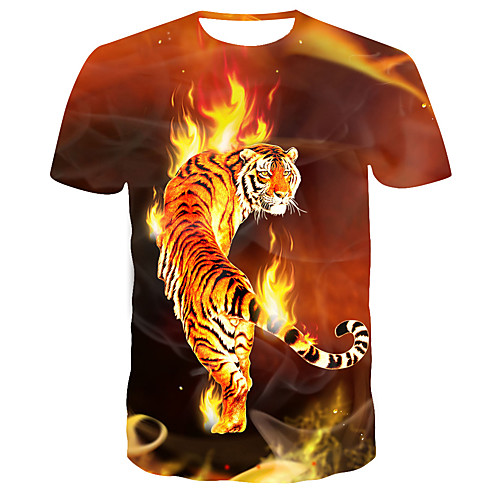 

Men's Daily T-shirt - 3D Print Red