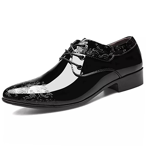 

Men's PU Spring & Summer Casual Oxfords Non-slipping Black