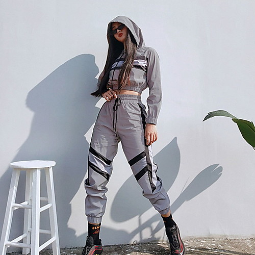 

Women's Hoodie - Color Block Pant