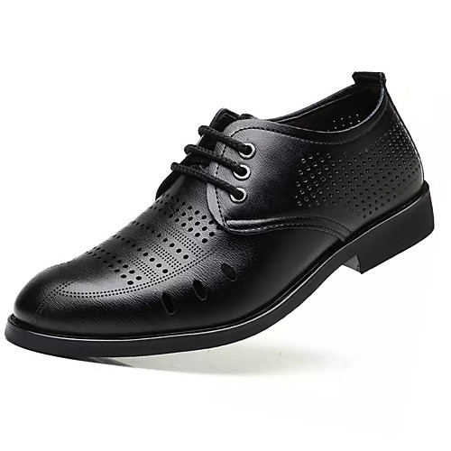 

Men's PU Spring & Summer Casual Oxfords Non-slipping Brown / Black
