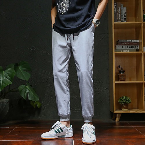 

Men's Hiking Pants Outdoor Breathable Quick Dry Comfortable Cotton Bottoms Hunting Fishing Camping / Hiking / Caving Black Grey M L XL XXL XXXL Standard Fit