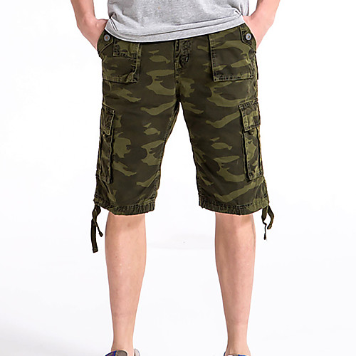 

Men's Hiking Shorts Hiking Cargo Shorts Outdoor Breathable Quick Dry Sweat-wicking Comfortable Shorts Bottoms Hunting Fishing Climbing Army Green Khaki Sky Blue 29 30 31 32 33 Standard Fit