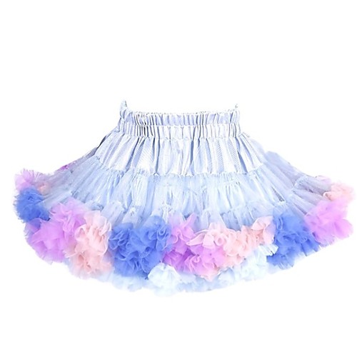 

Ballet Bottoms Girls' Training / Performance Linen / Cotton Blend Cascading Ruffles Natural Skirts
