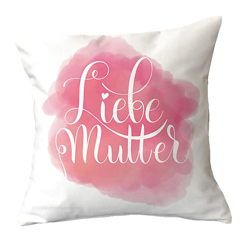 

1 pcs Polyester Pillow Cover, Geometric Holiday Simple Modern Square Traditional Classic