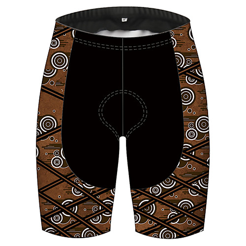

21Grams Men's Cycling Shorts Bike Shorts Padded Shorts / Chamois Pants Breathable Quick Dry Ultraviolet Resistant Sports Plaid / Checkered Black / Red Mountain Bike MTB Road Bike Cycling Clothing