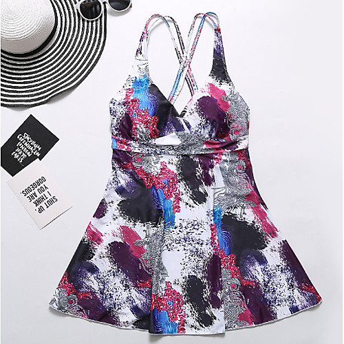 

Women's Purple Bikini Swimwear Swimsuit - Floral M L XL Purple