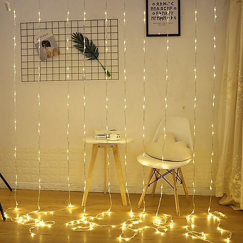 

3x2M String Lights 320 LEDs 1 set Warm White Decorative 220-240 V