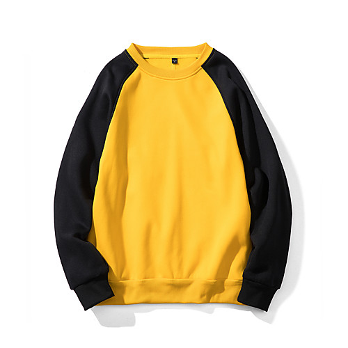 

EU Size Men's Sweatshirs Spring Autumn Male Casual Pullover Solid Hip Hop Fleece Man Streetwear Boys Couples Tops Unisex