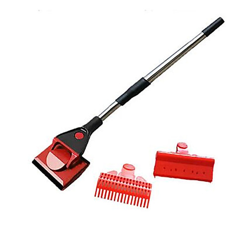 

Aquarium Fish Cleaning Brush Set Cleaning Care Reusable Plastic Stainless steel 1 set