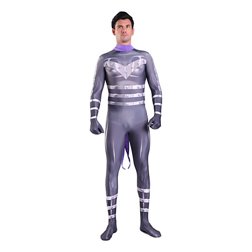 

Zentai Suits Cosplay Cosplay Kid's Adults Lycra Spandex Cosplay Costumes Halloween Men's Black Printing Halloween Carnival Masquerade