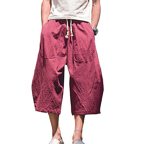 

Men's Sporty Shorts Pants - Solid Colored Wine Black Navy Blue US32 / UK32 / EU40 US34 / UK34 / EU42 US36 / UK36 / EU44