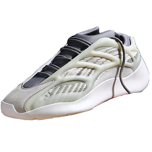 

Men's PU / Elastic Fabric Spring & Summer Sporty Trainers / Athletic Shoes Running Shoes Non-slipping Black and White / Brown / Black