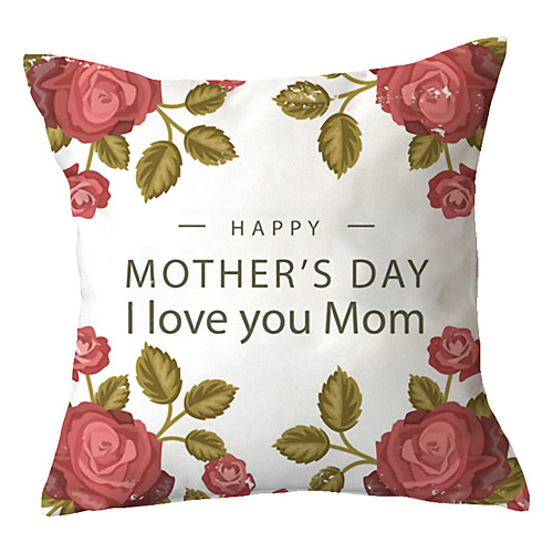 

Happy mother's day pattern pillow sofa cushion pillowcase